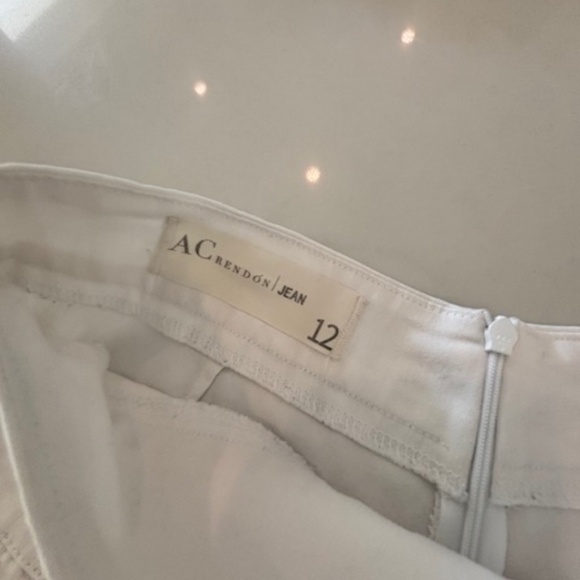 Girls AC Rendon White Skort Size 12 - Picture 3 of 3